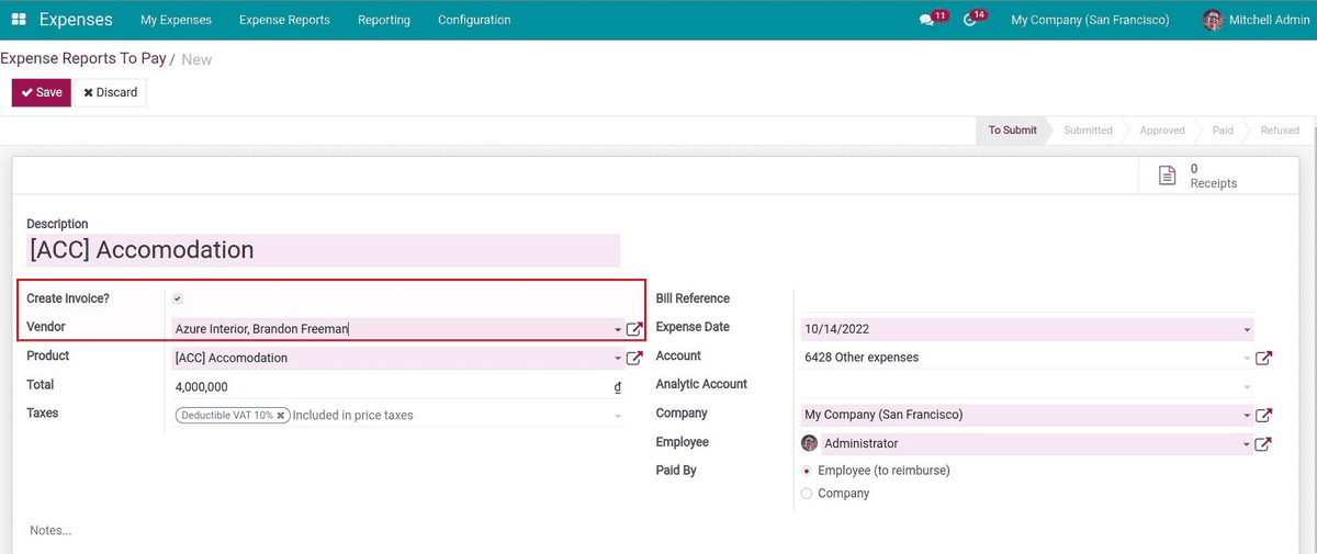 Advanced HR Expense Management