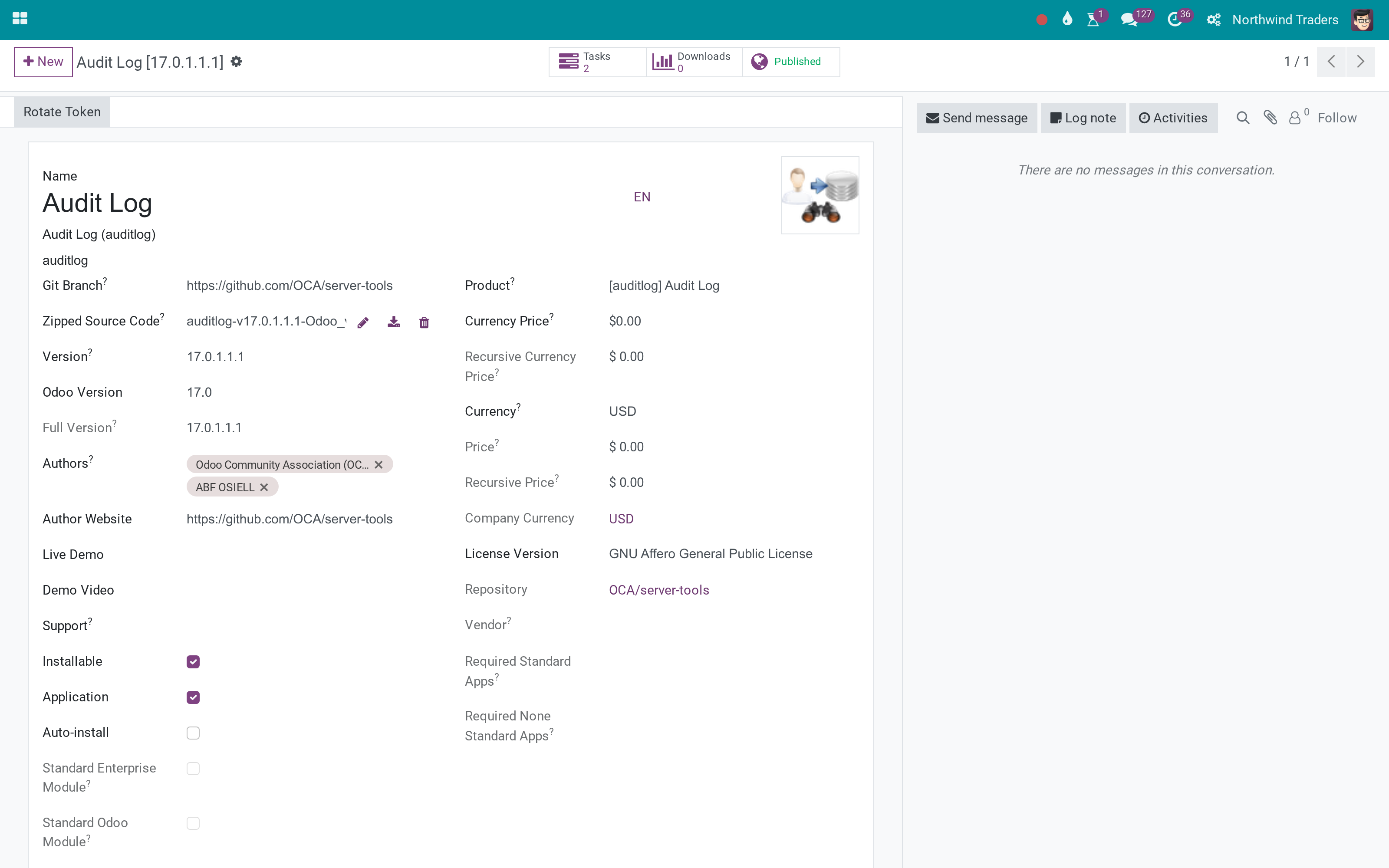 Lines of Code tab
