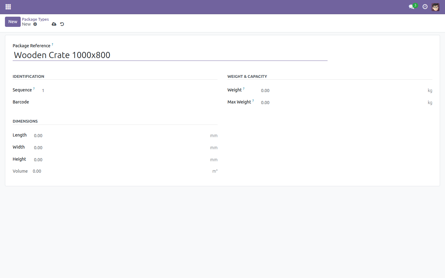 Typing the Package Reference for the new package type