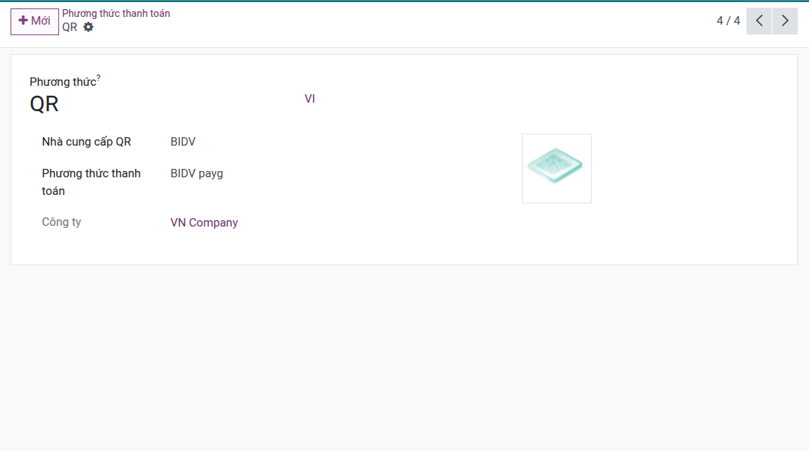 Thanh toán Tự động qua QR cho Điểm Bán Hàng