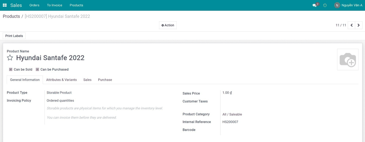 Product's Cost Access