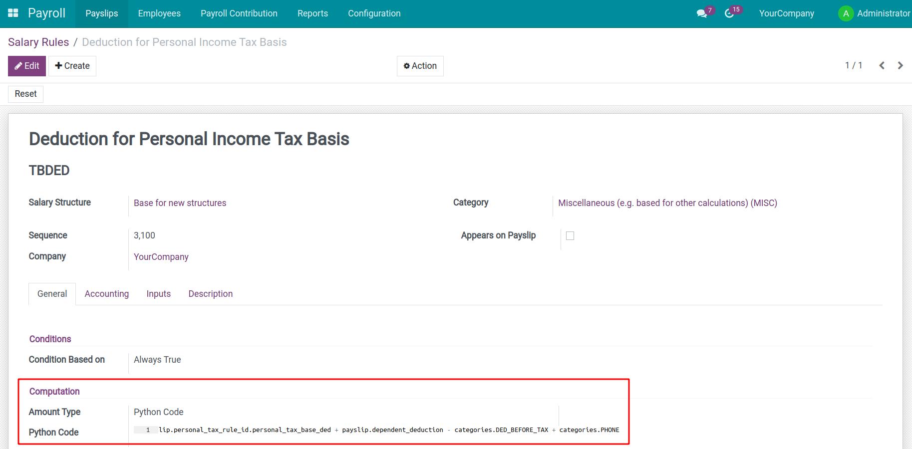 Salary Rules for Personal Tax Rules