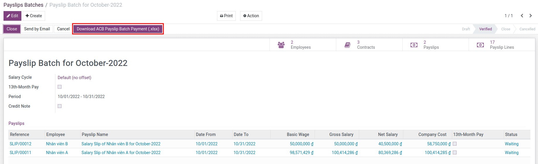 Download ACB Payslip Batch Payment