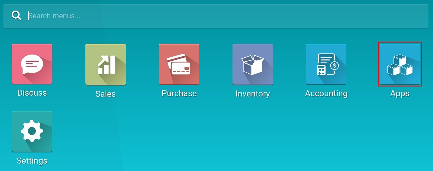 Navigating to Viindoo Apps - Viindoo