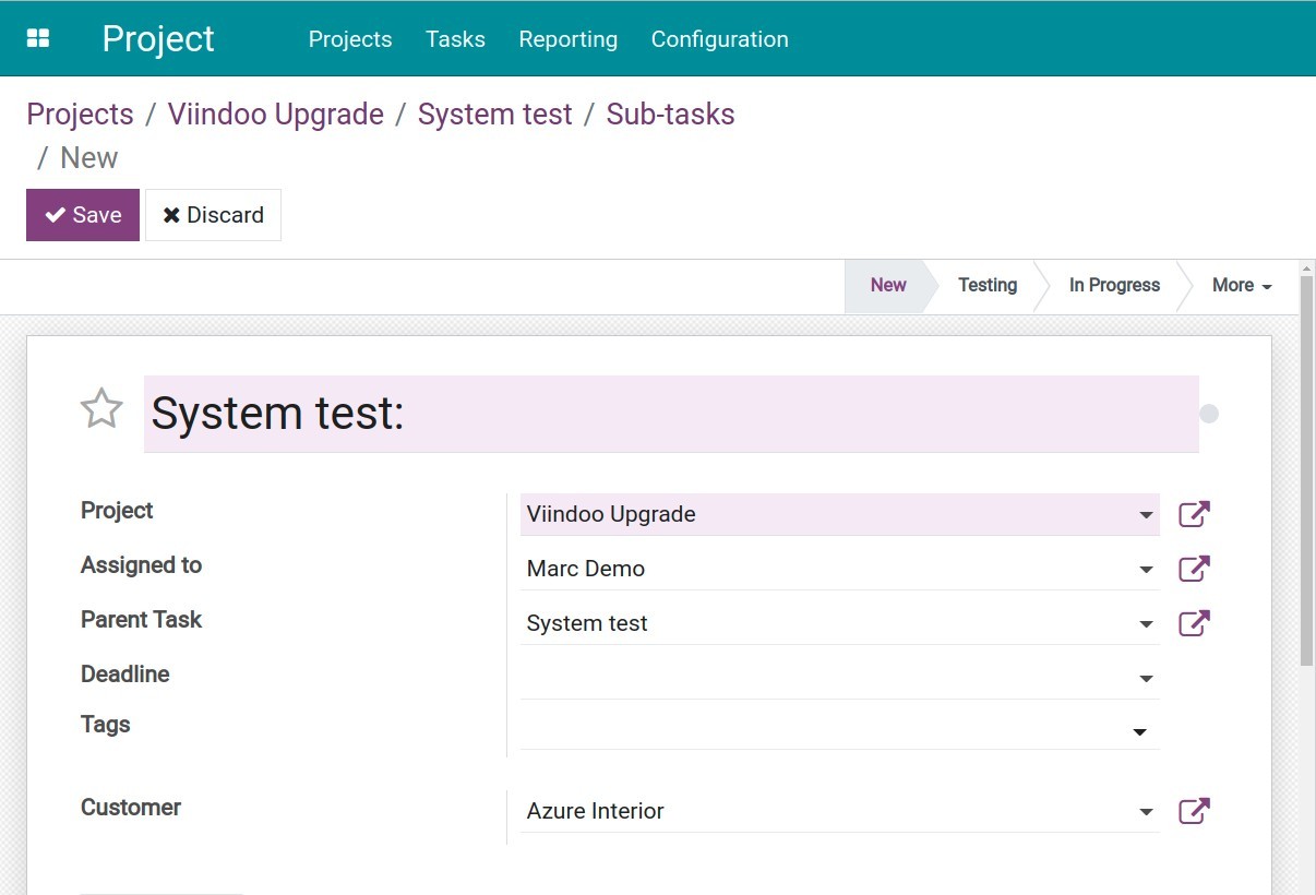 Create more sub-tasks