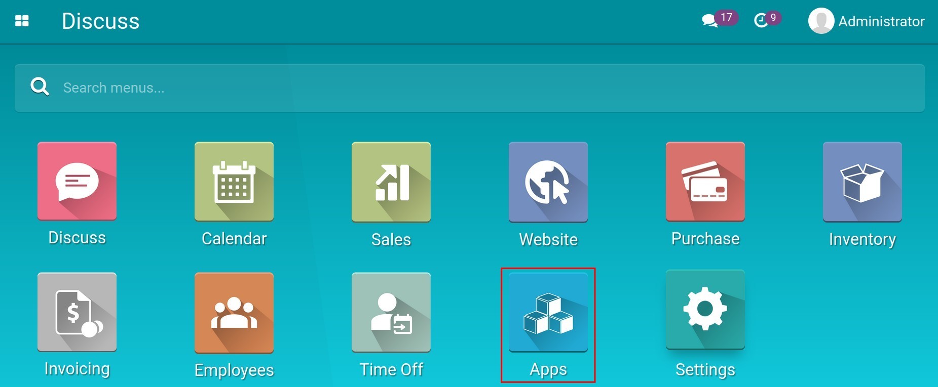 Access the Application in Viindoo system