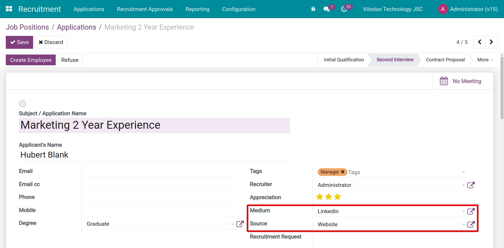 Create applications with sources
