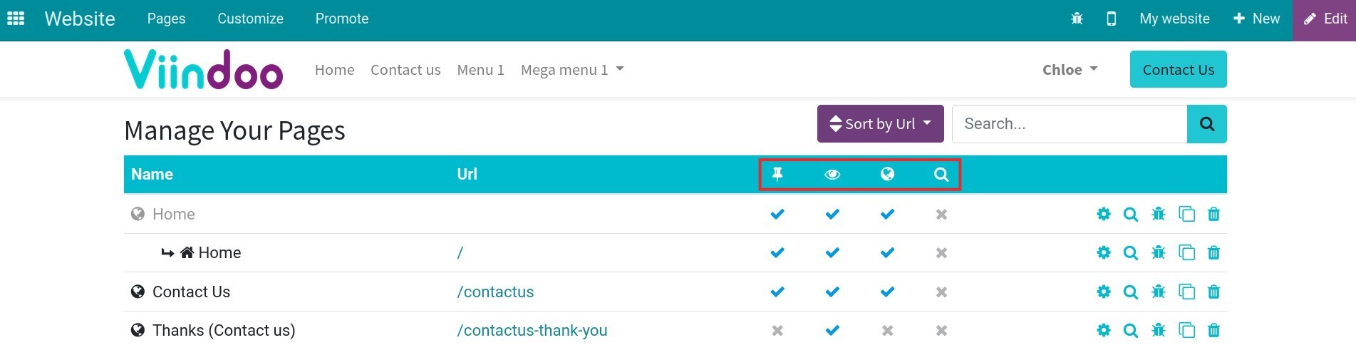 Check the page’s properties