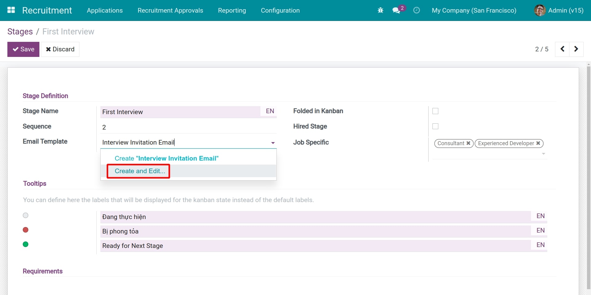 Create email templates