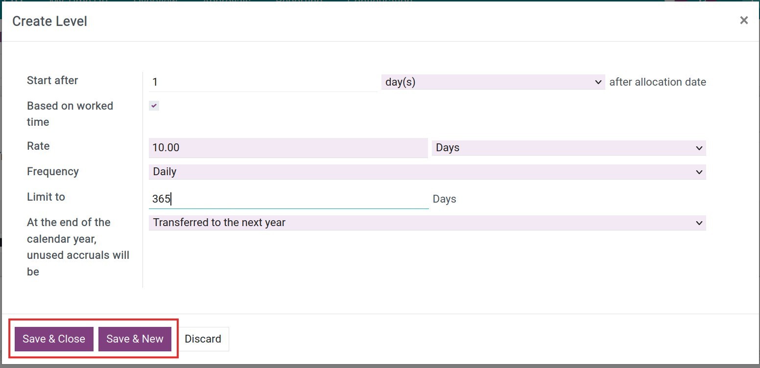 Add a new level view