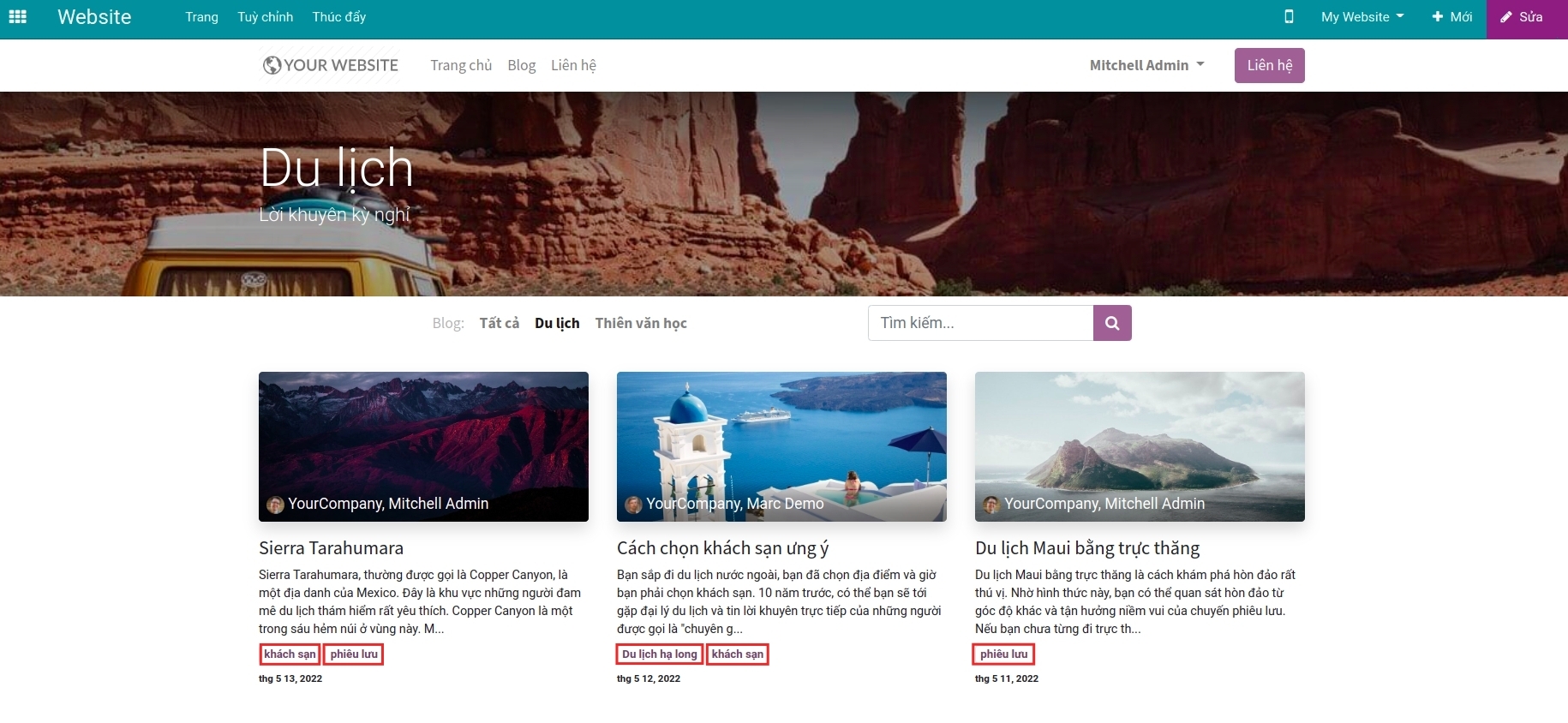 Quay trở lại bảng thông tin