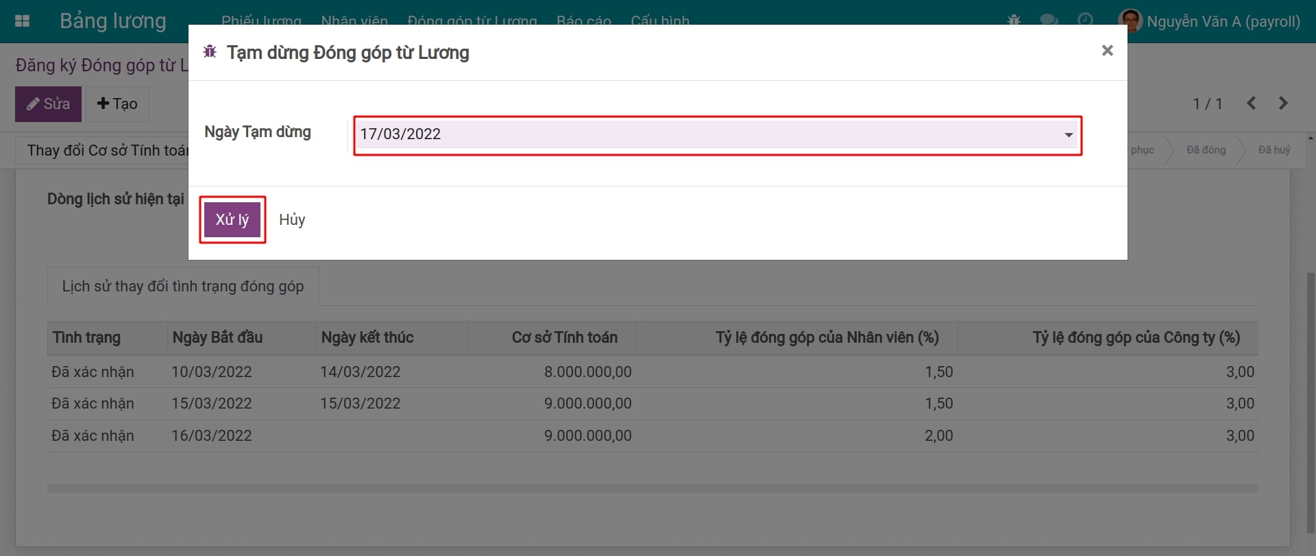 Tạm dừng đóng góp bảo hiểm