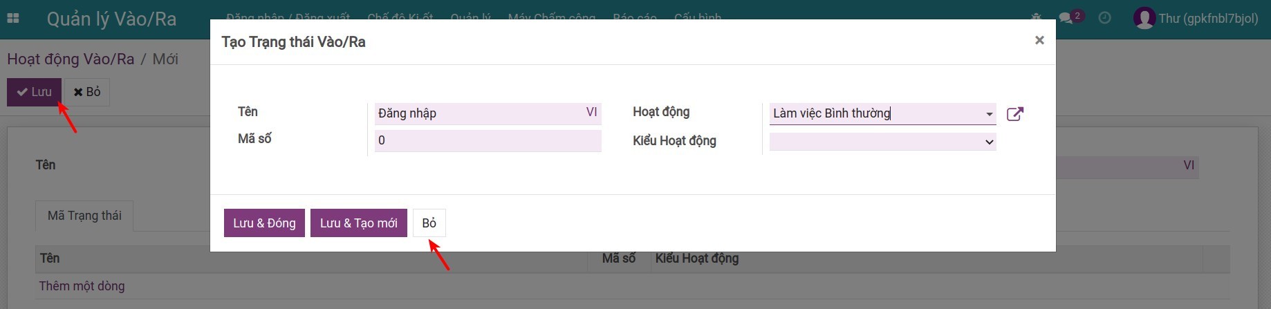 Lưu hoạt động vào ra