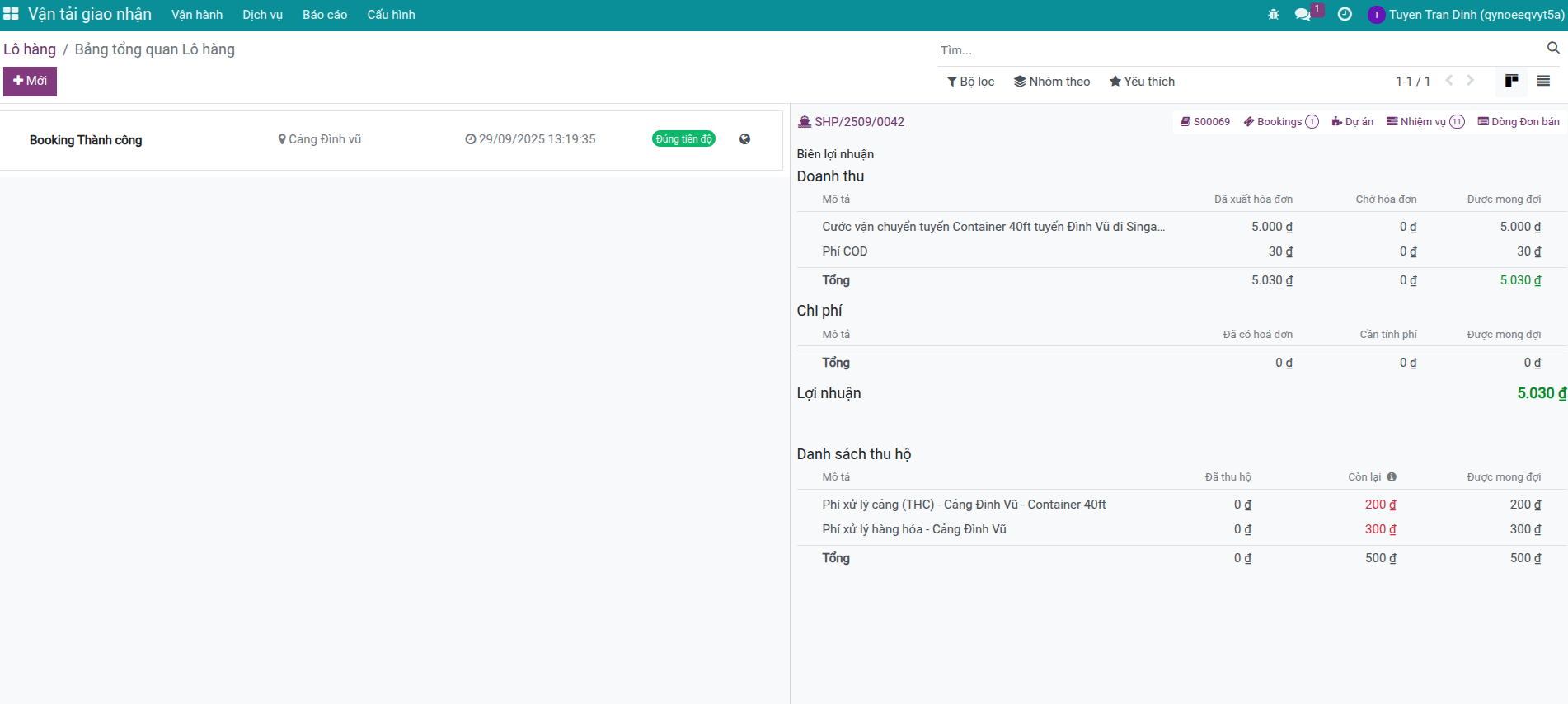 Shipment Tracking Dashboard