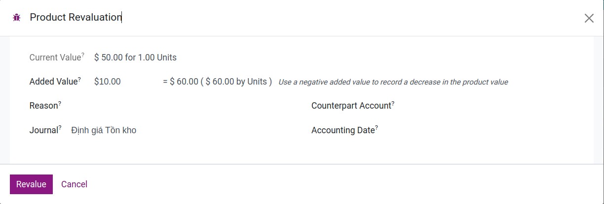 Viindoo product revaluation