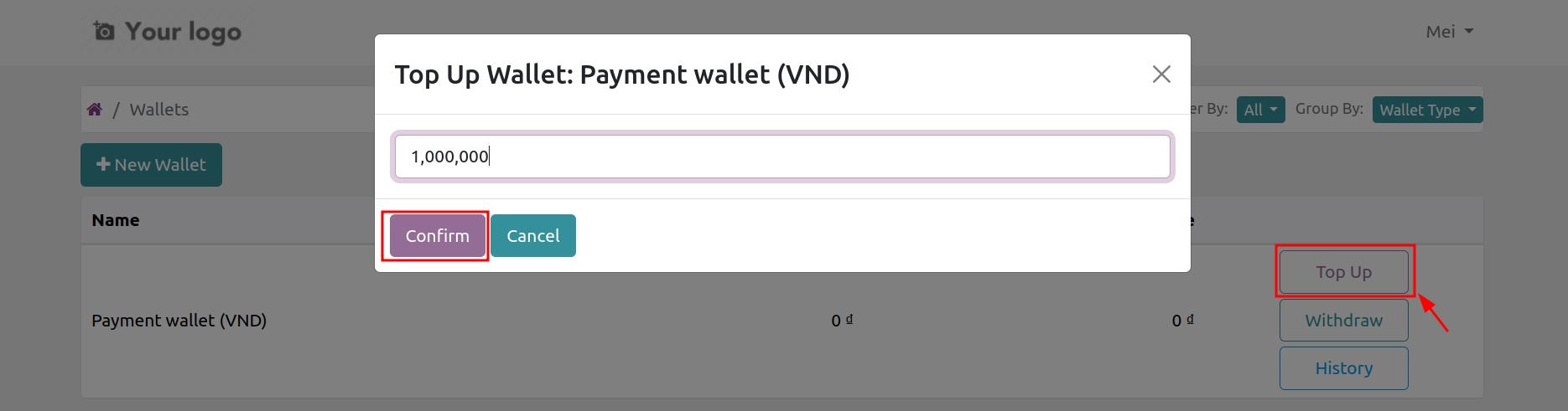 Viindoo e-wallet
