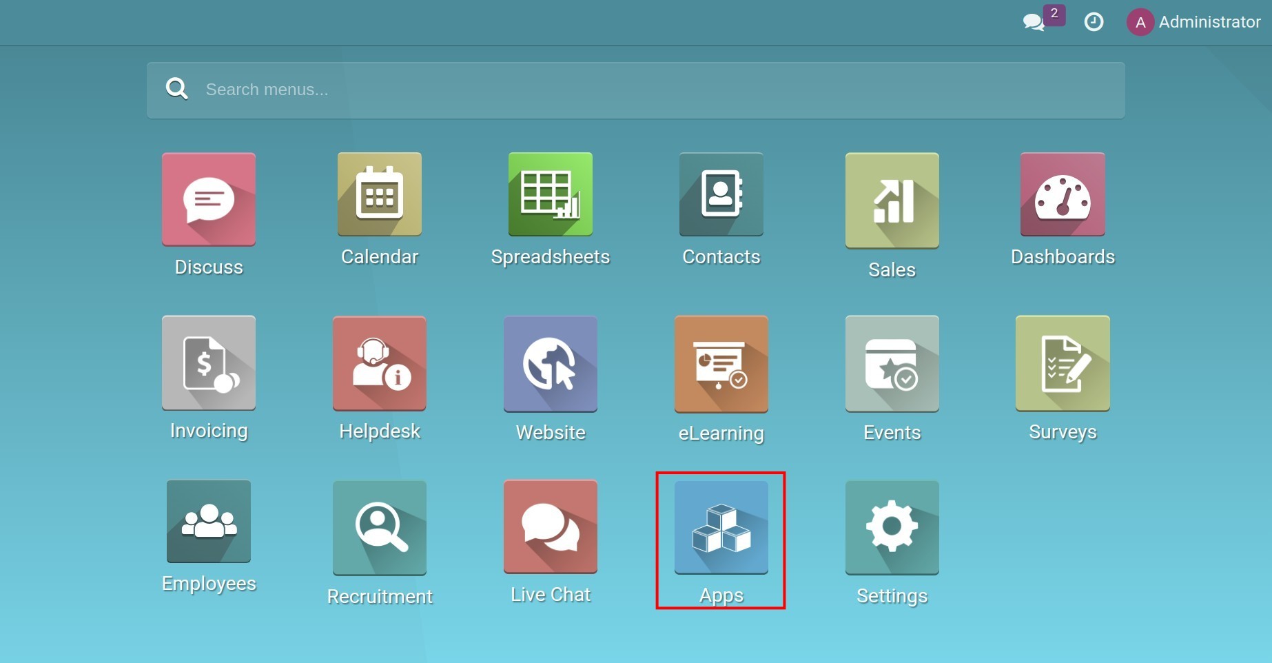 Install apps that can be integrated with Helpdesk Viindoo