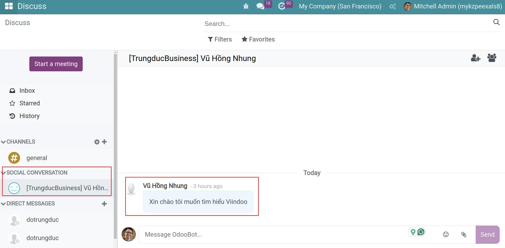 Discuss Interface