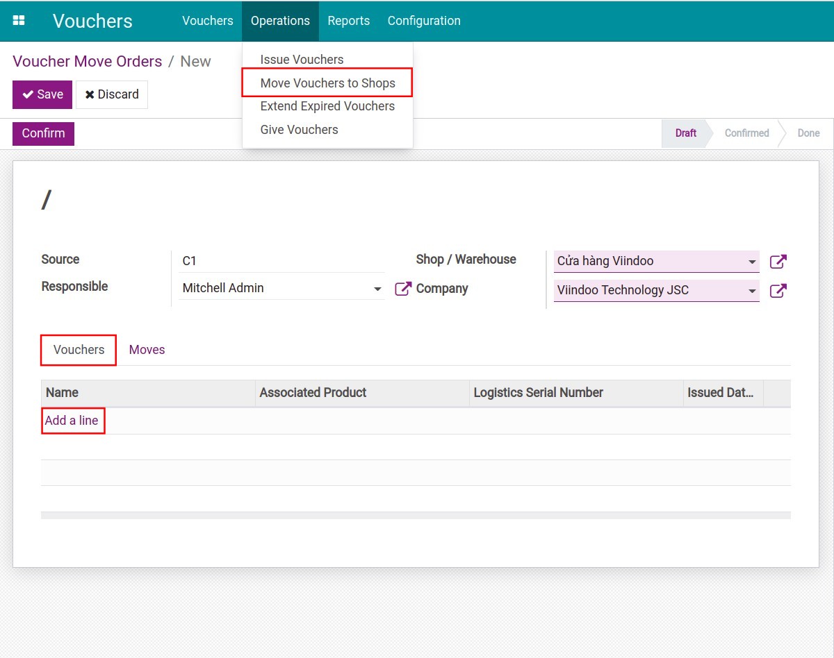 Create Voucher move orders