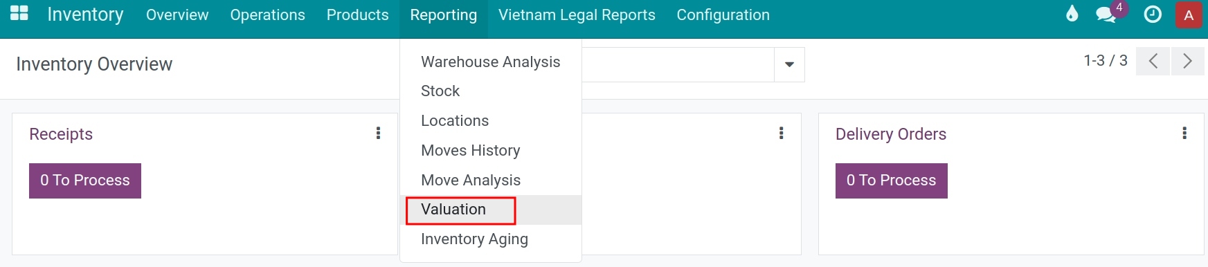 filter by product to view the updated landed costs