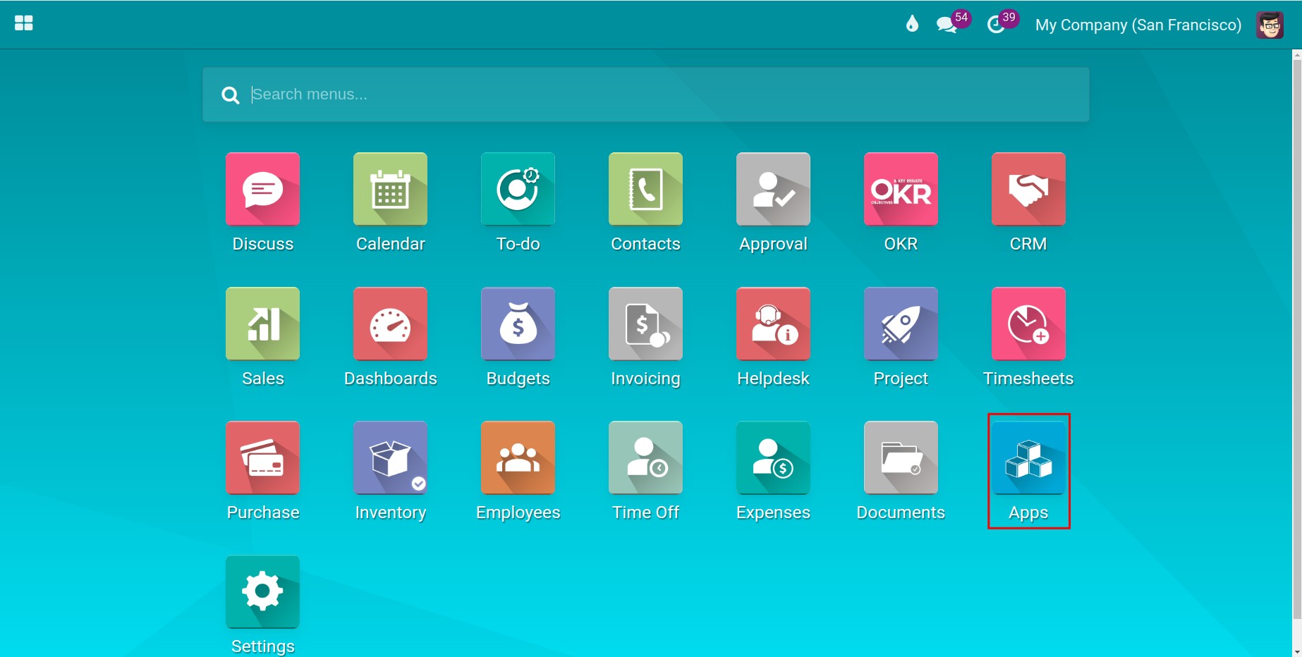 Access to Viindoo Inventory management application