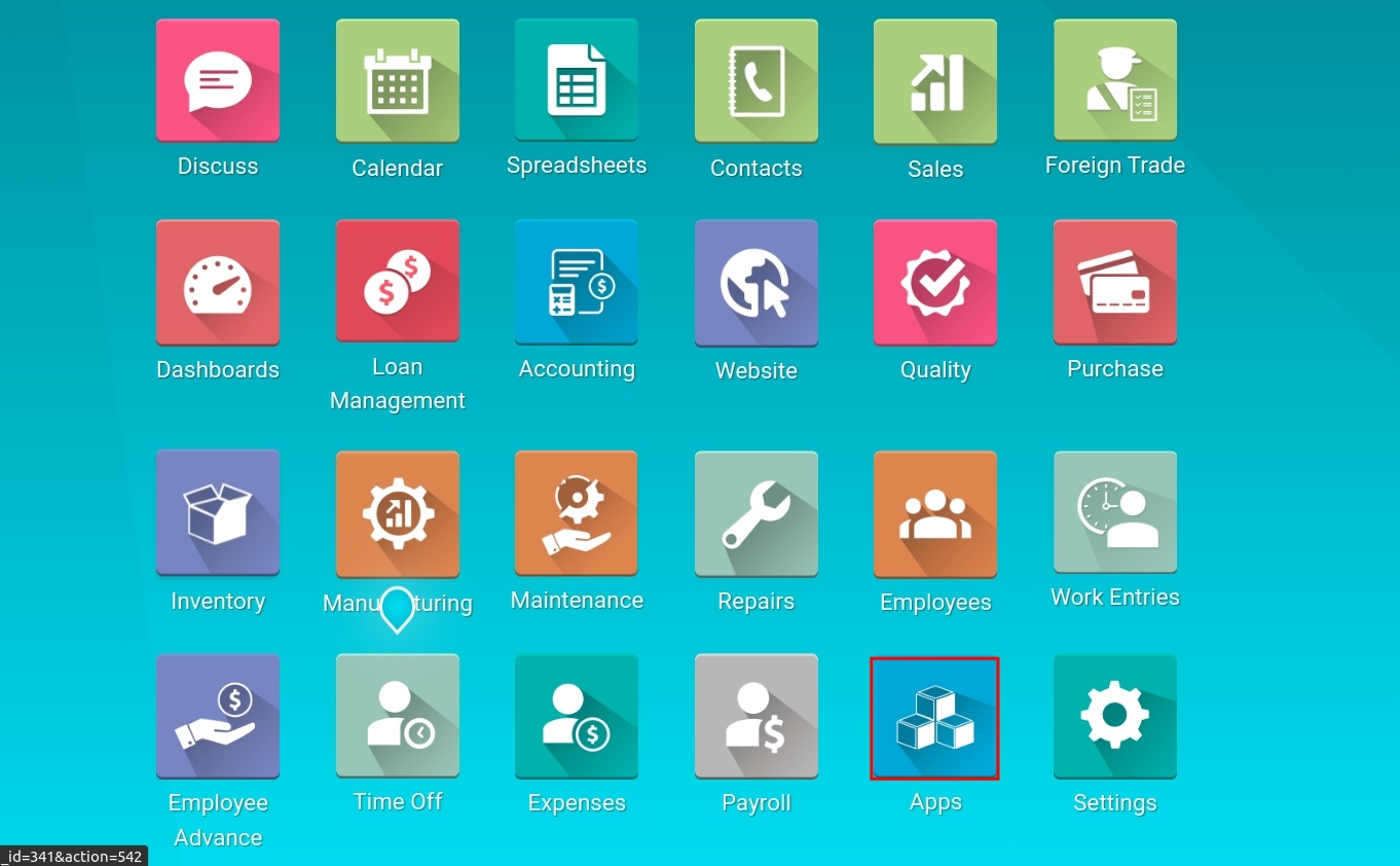 Navigate to Apps