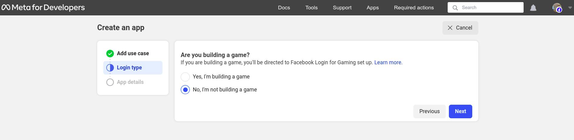 Select sign in type for Viindoo Social Marketing app