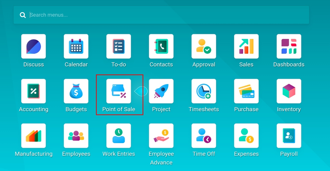 PoS app is available to use App dashboard