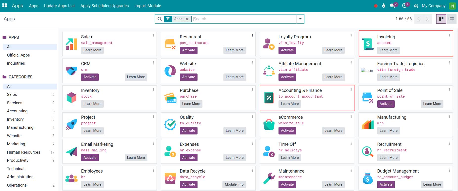 Viindoo User Interface Overview