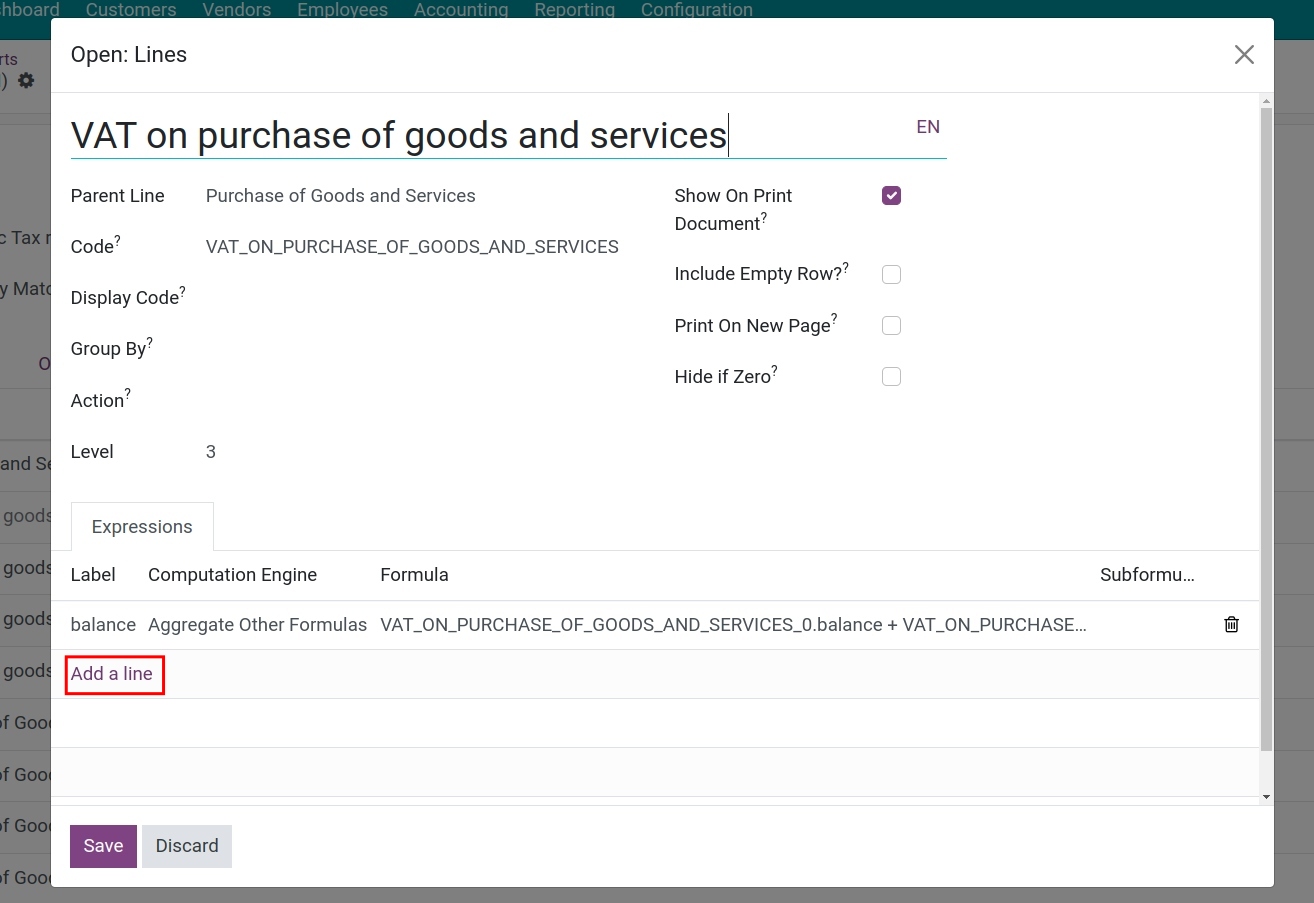 Create a group of tax grids in Viindoo