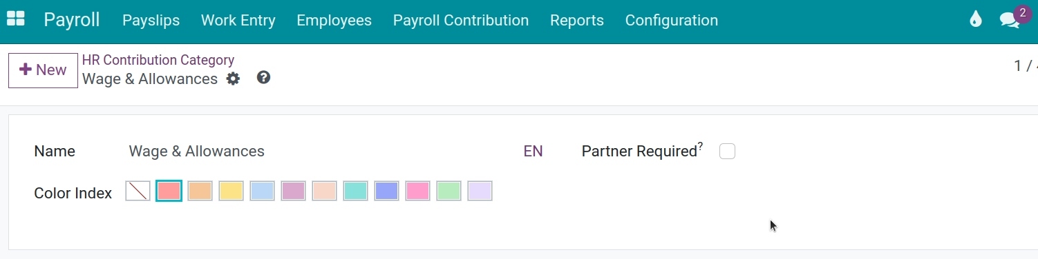 Information of Contribution Register Category in Viindoo