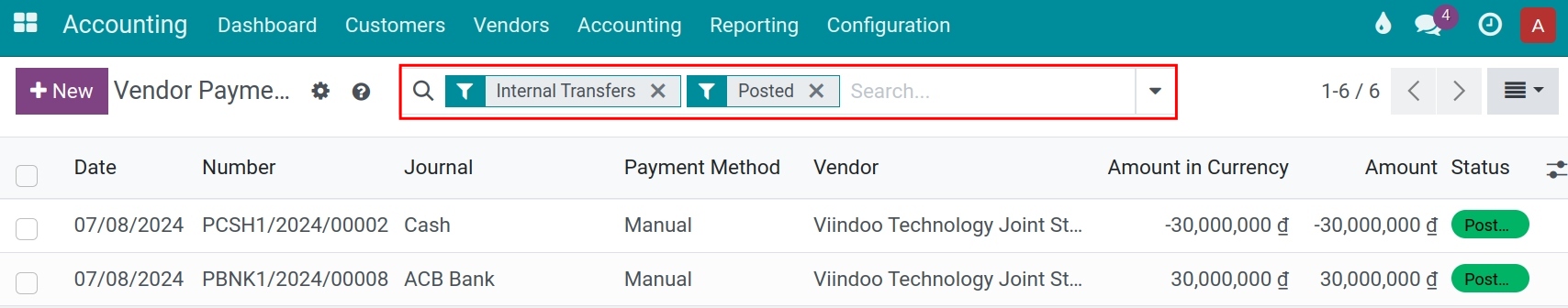 View payment slip