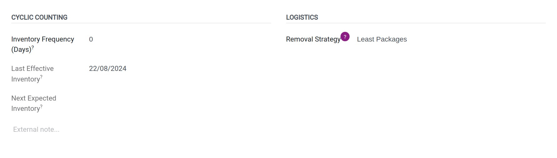 Setting Up Warehouse Locations 2