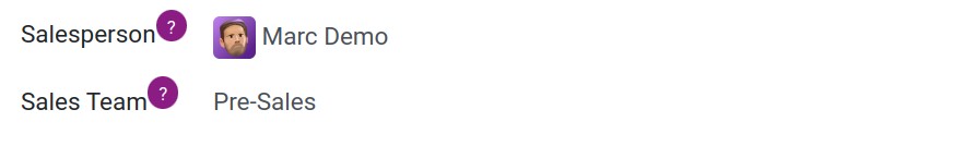 Sales team Salesperson on lead CRM - Viindoo