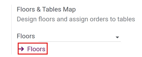 create floors and tables in viindoo pos