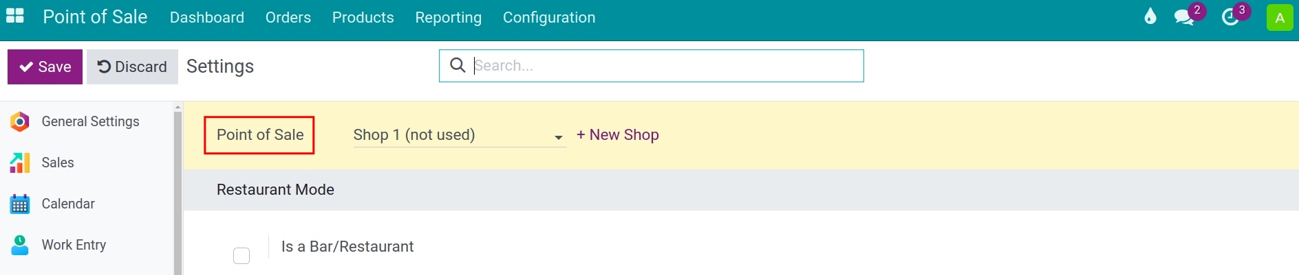 Cash rounding applied to the PoS