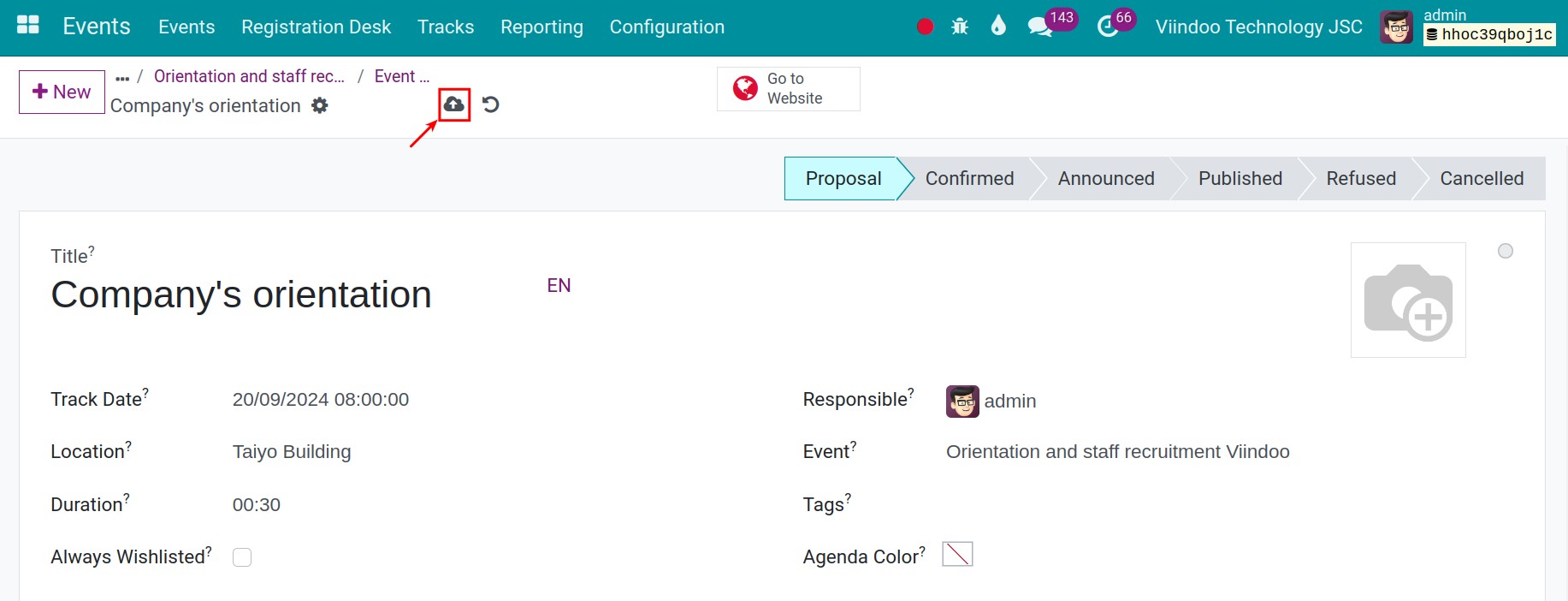 Create a talk
