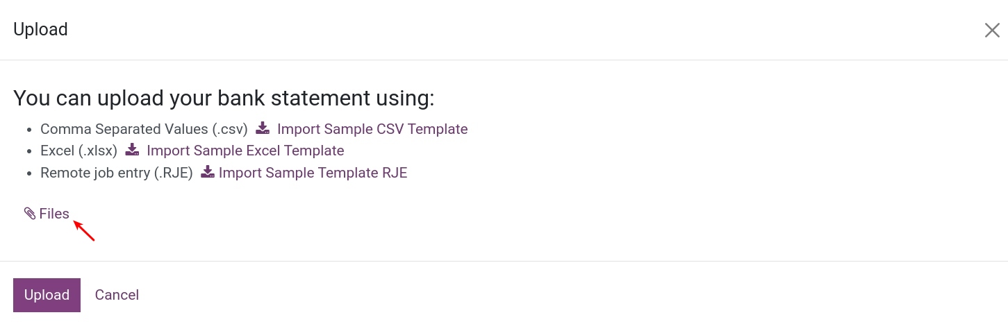 Supported file formats