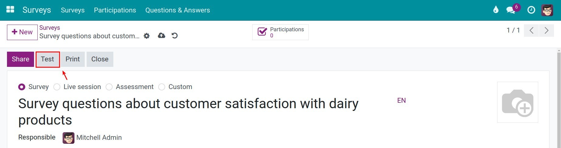 Test Survey