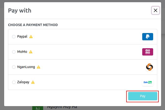 Online payment methods - Viindoo Accounting software
