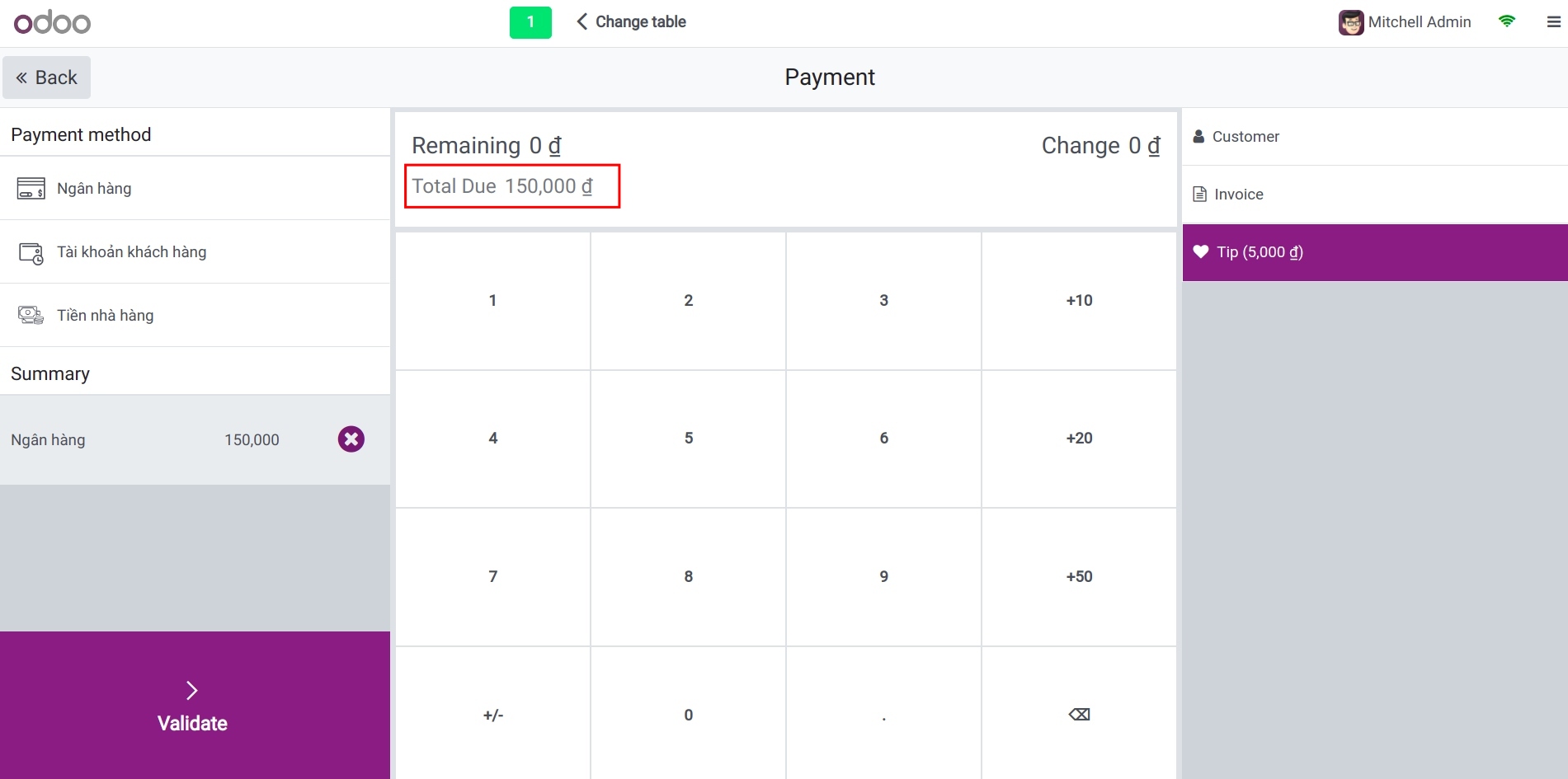 Start new session of Viindoo POS