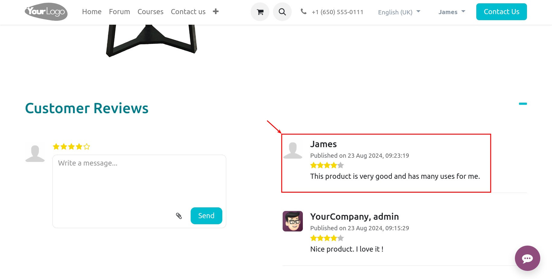 View the rating information