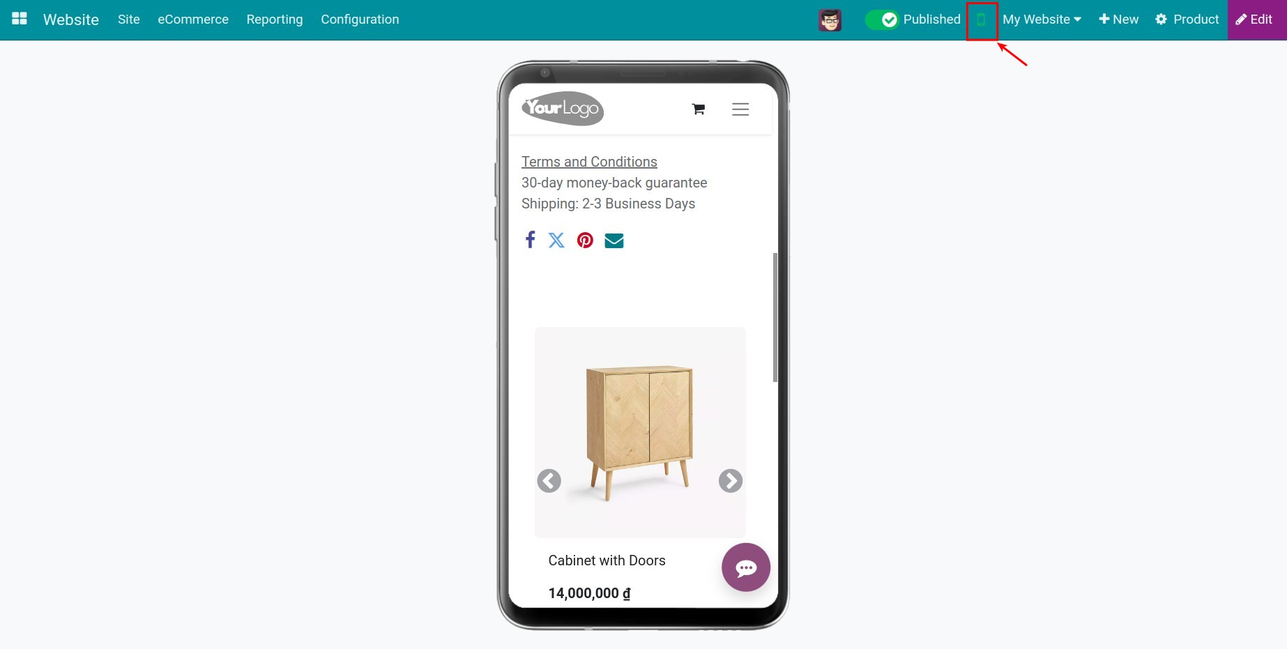 show mobile phone