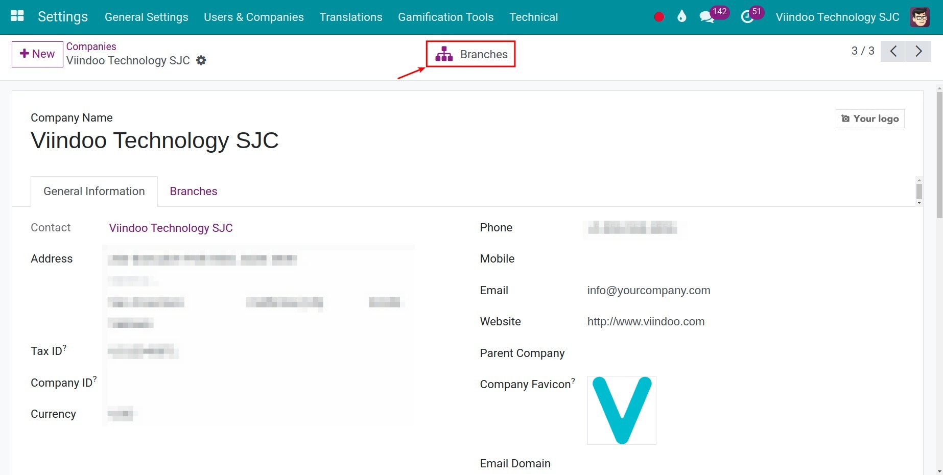 Enable multi-companies