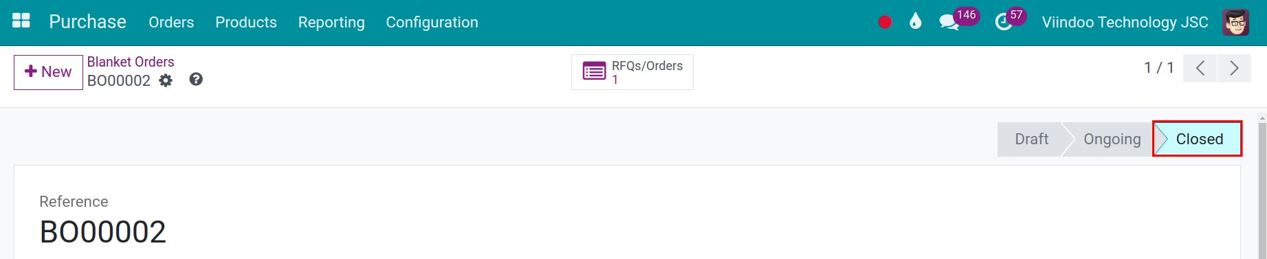 The Purchase agreement had completed