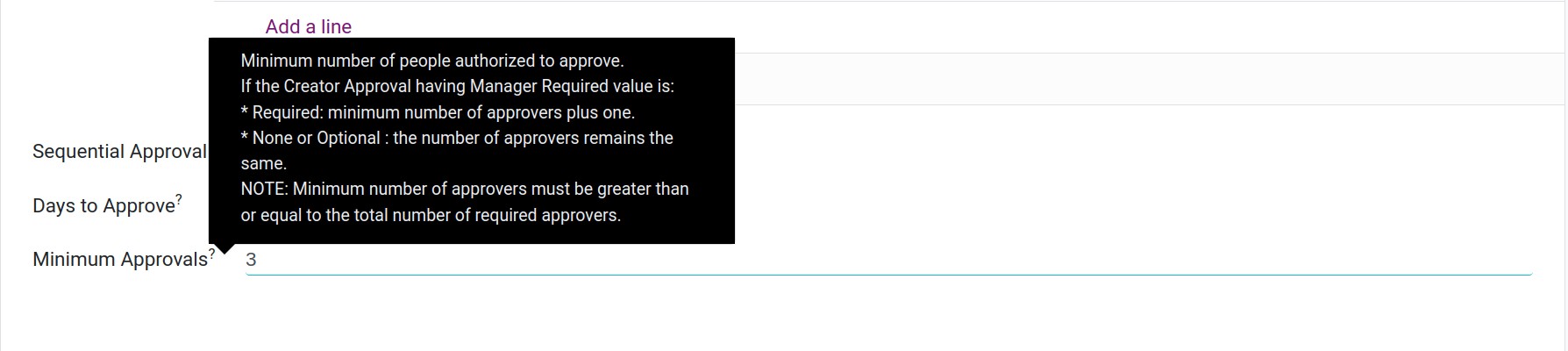 Minimum approvals in Viindoo Approval request