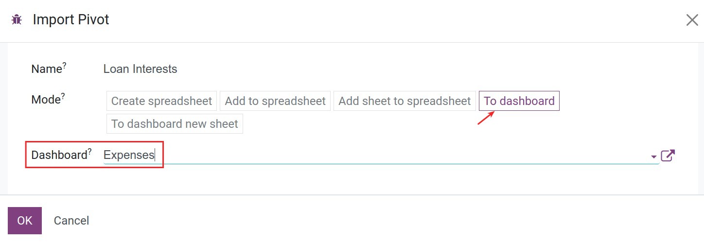Add Loan report into the Dashboard