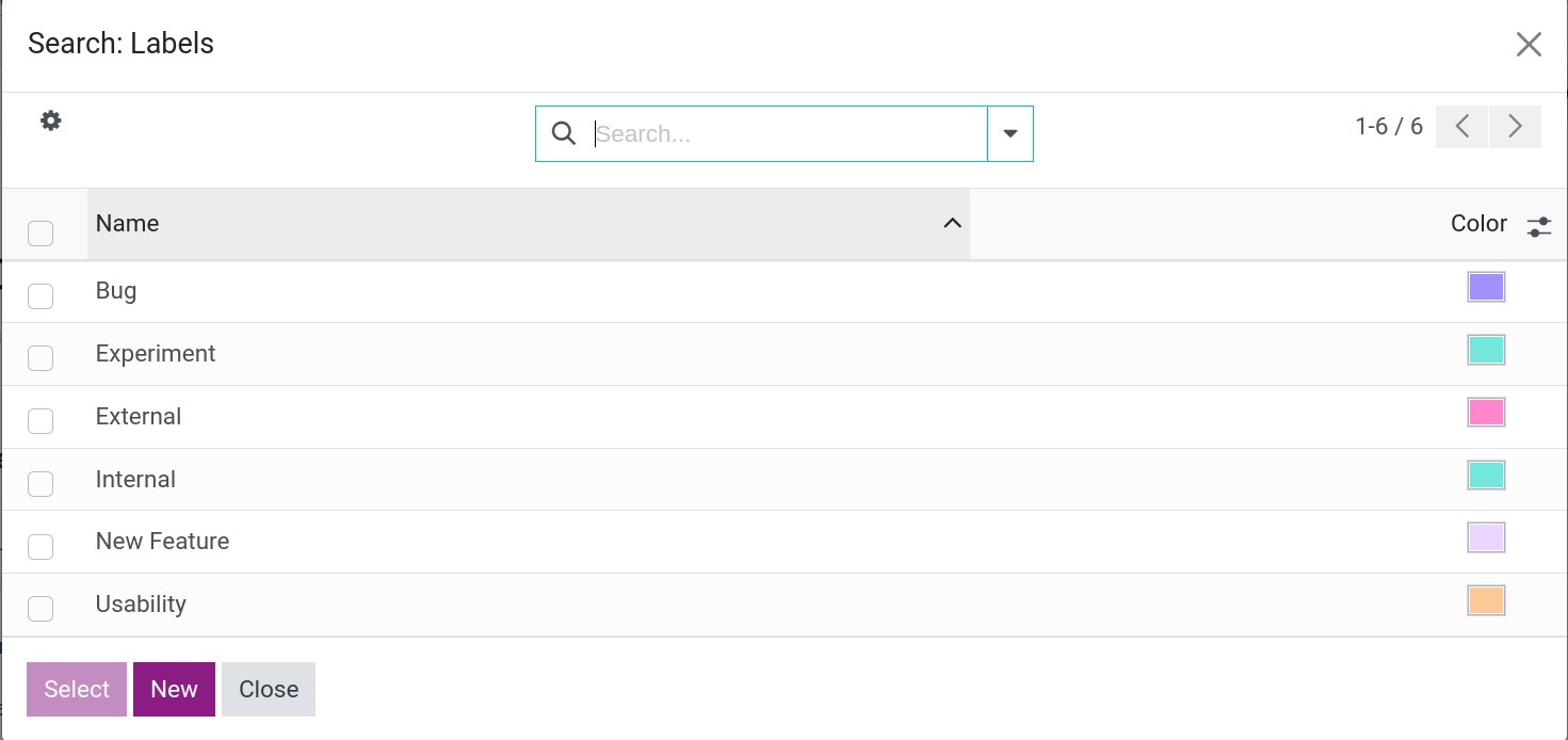 Create tags in Notes Viindoo 2