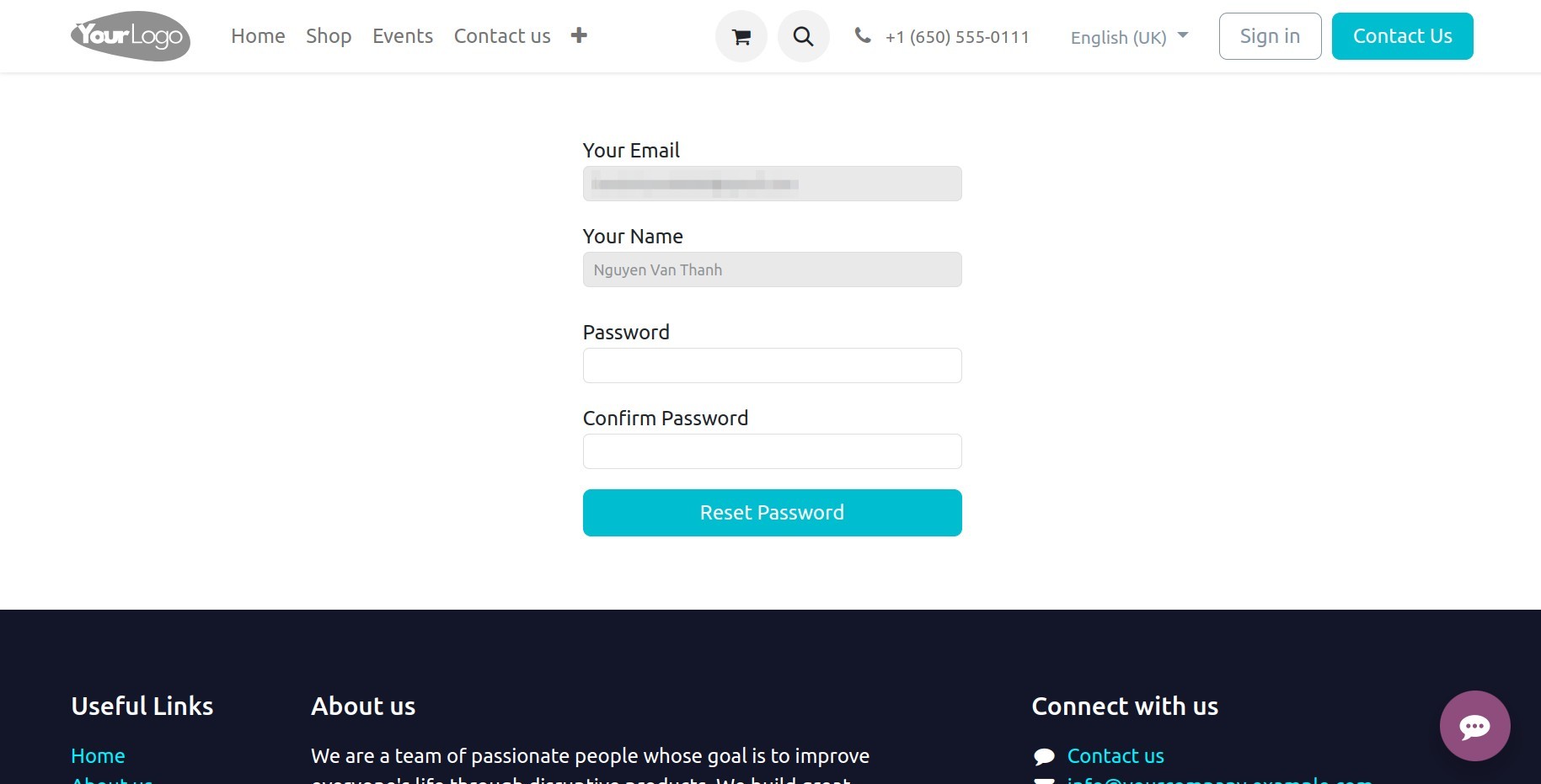 Enter password