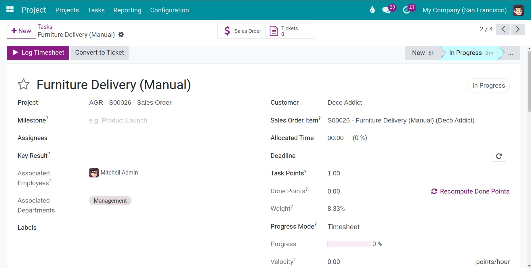 Add more task information Viindoo